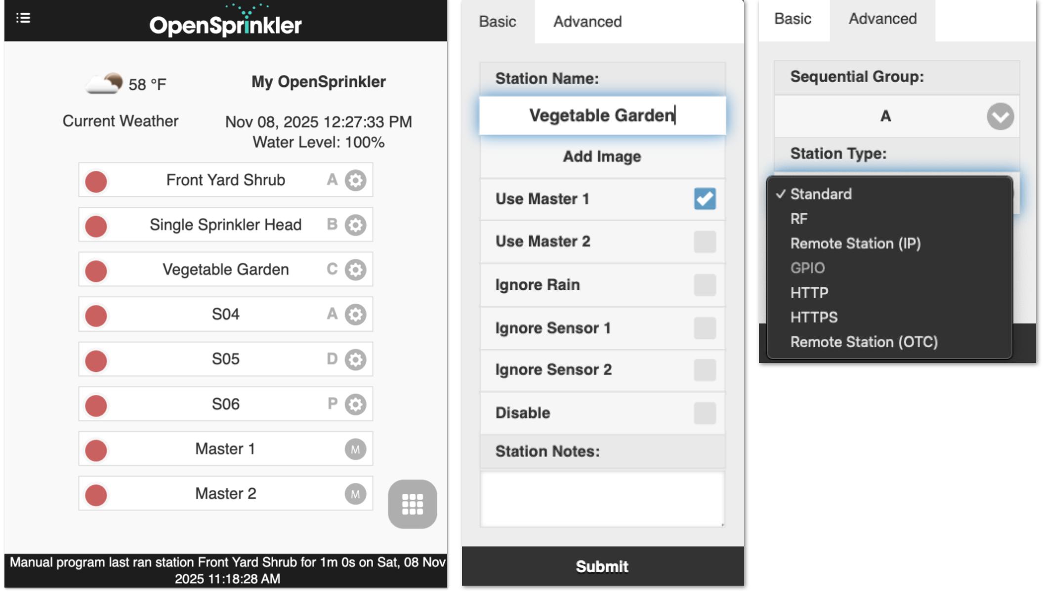 Station Attributes