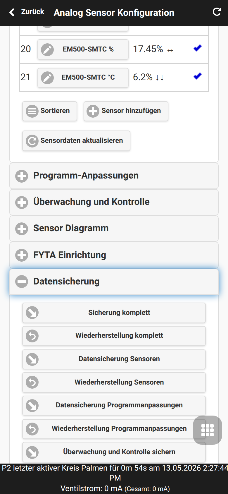 Datensicherung
