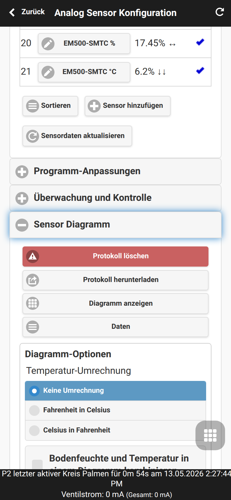 Sensor Diagramm