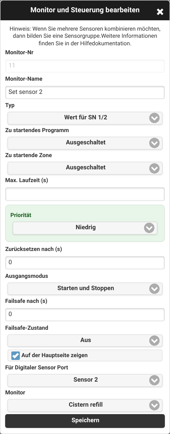 Digitalsensor-setzen-Monitor