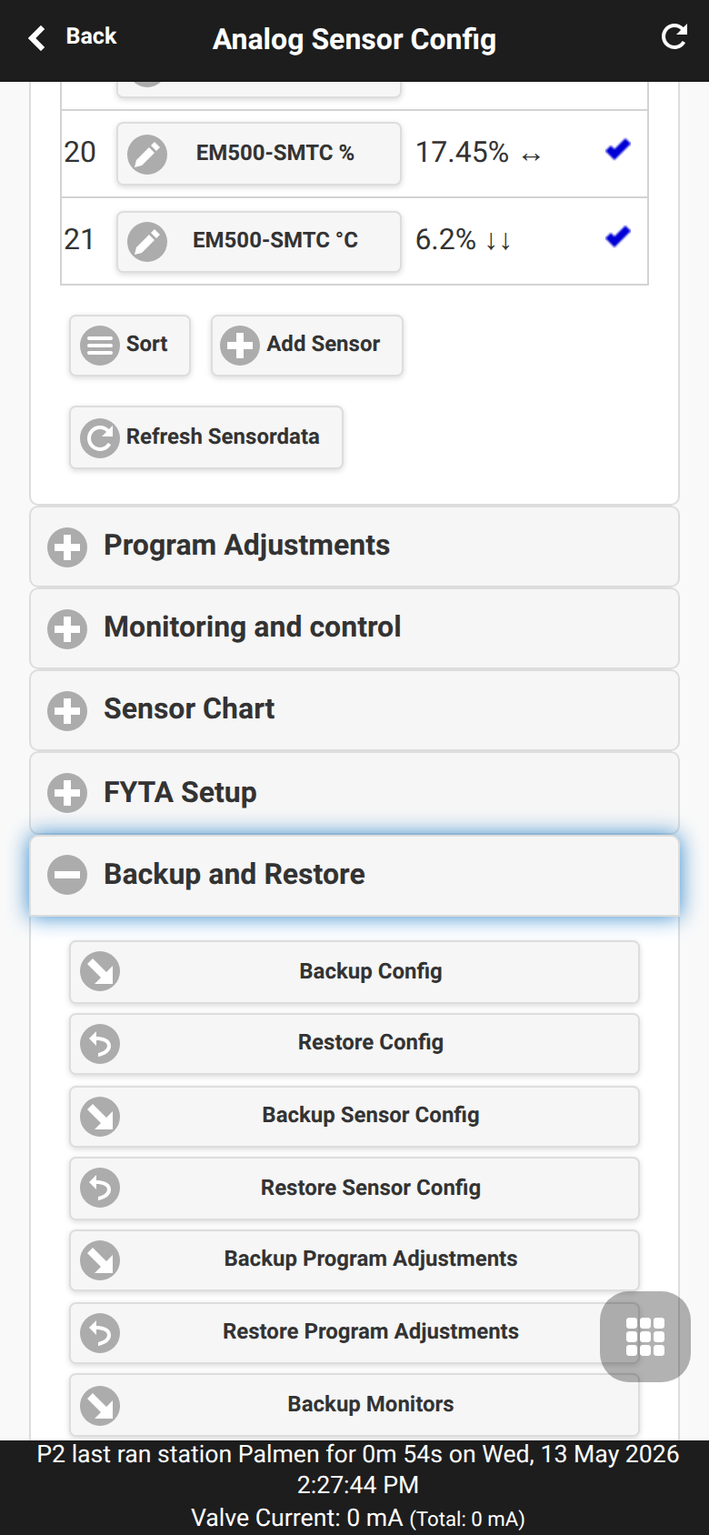 Backup and Restore