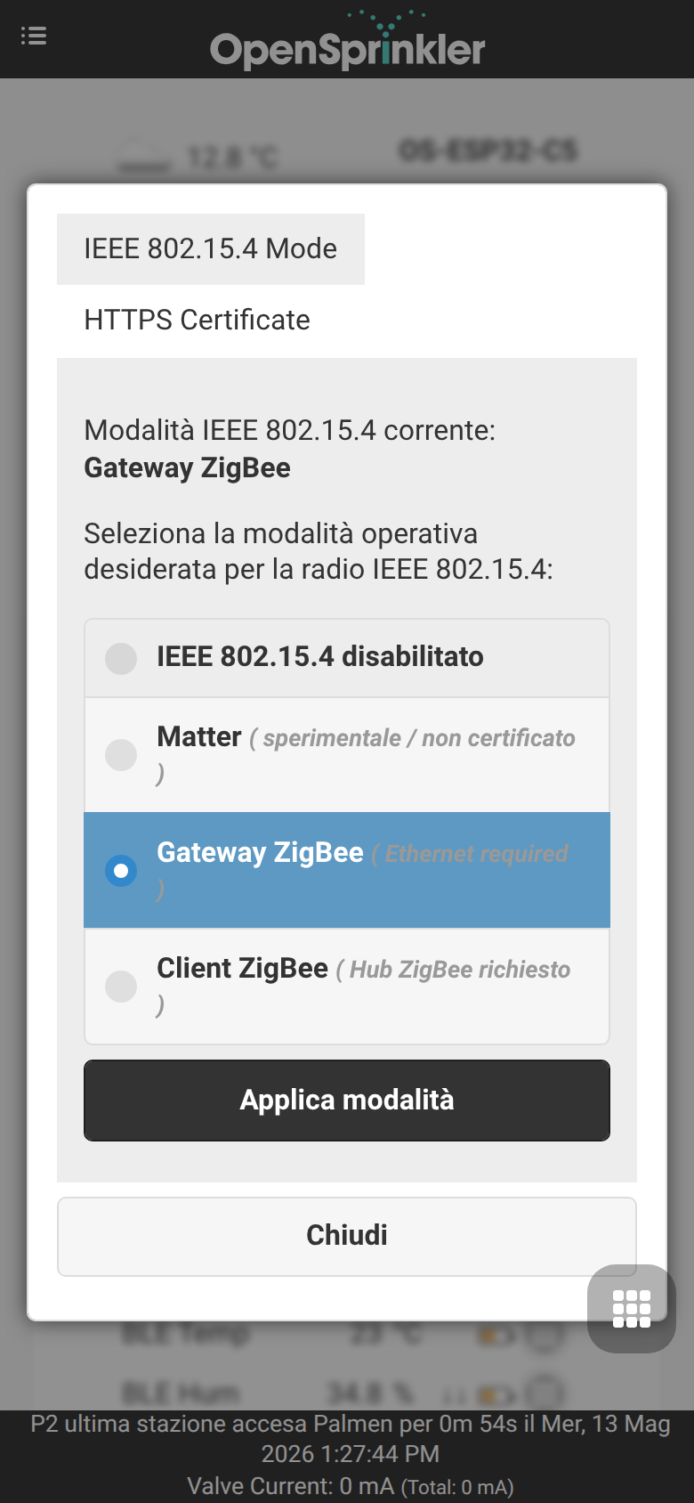Setup ESP32 Mode