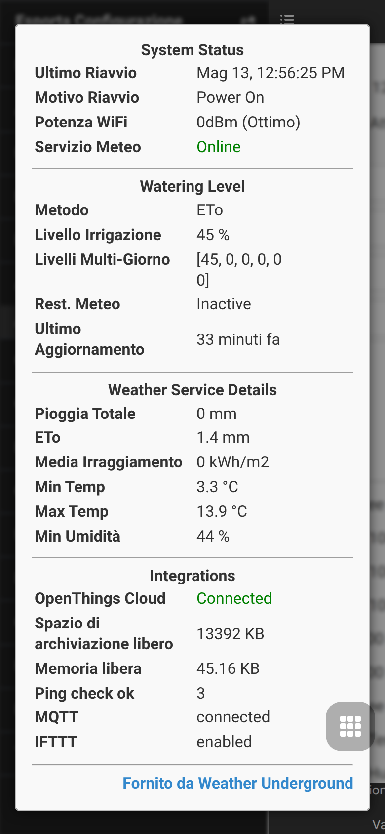 Diagnostica di sistema