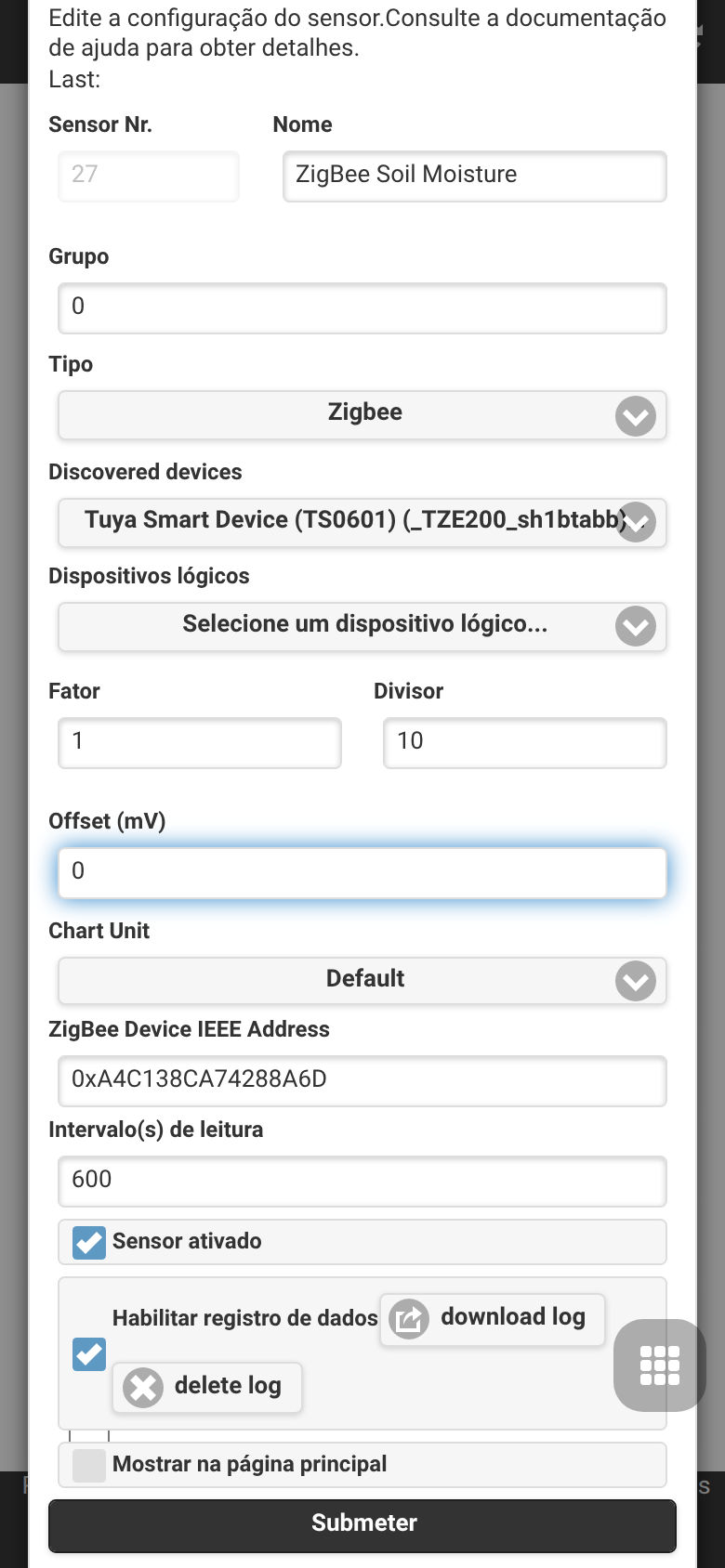 Novo Sensor