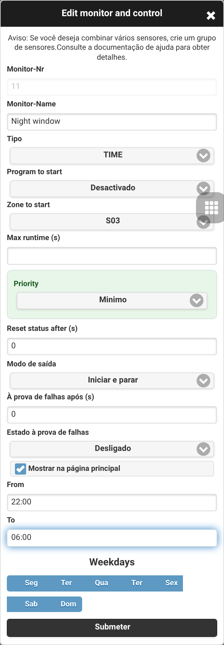 Monitor de período
